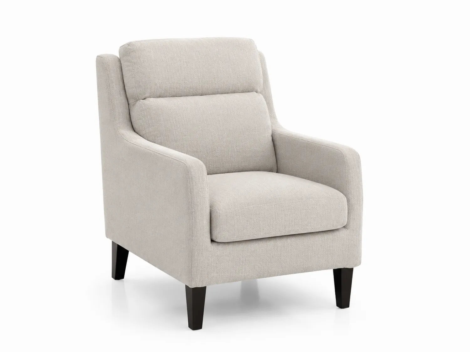 Fotel tapicerowany poliester kremowy 75x85x95 cm